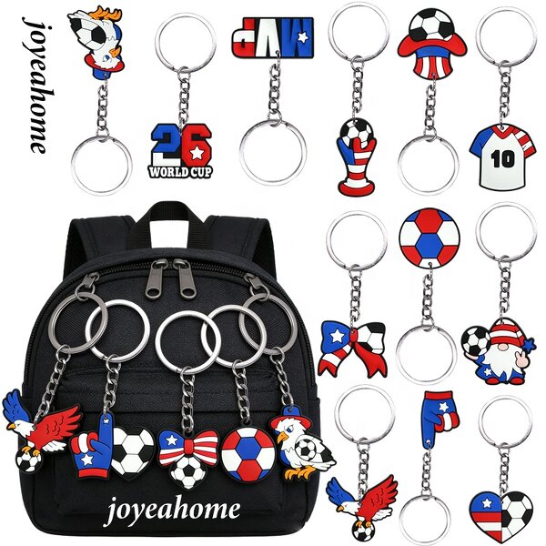 USA Themed Keychain Manufacturer - 2026 World Cup American Flag Fan Gift Car