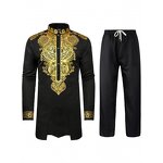 Men's Ethnic Wedding Suit Factory - South African Style 2-Piece Fleece Dress