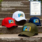 St. Lucia Flag Baseball Cap Manufacturer - 3D Embroidery Independence Day Hat