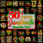 Juneteenth Heat Transfer Sticker Factory - Black History Sublimation Printed PNG