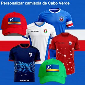Cape Verde Soccer Jersey Manufacturer - Custom Name Number National Team Kit