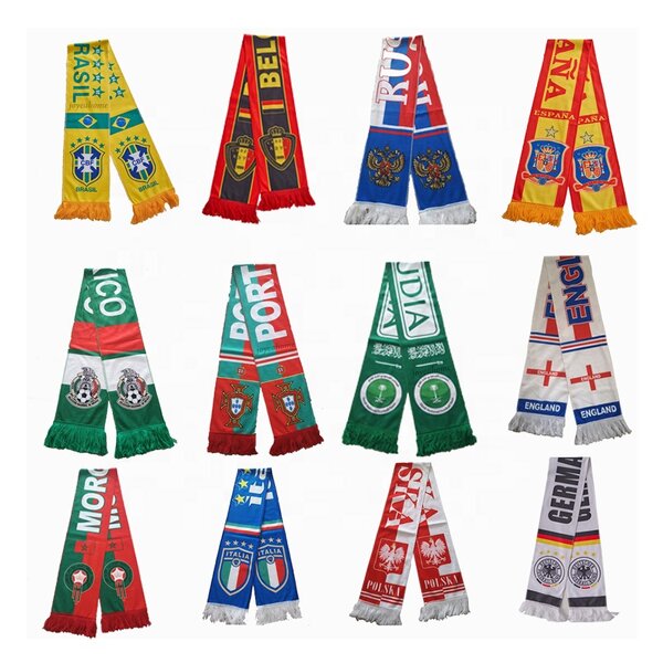 World Football Scarf Factory - 2026 Custom Polyester Neck Gaiters Reversible