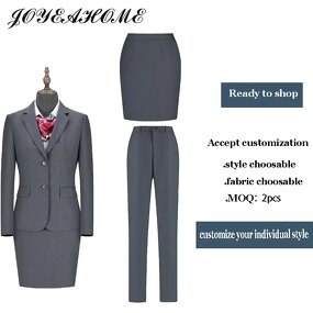 Women's Casual Suit Set Manufacturer - Elegant Solid Blazer Pants Office Wear