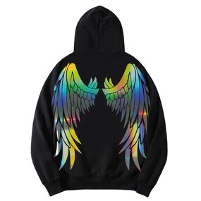 Rainbow Reflective Iron on Patches Factory - Custom Logo Printing Decal for Clothing