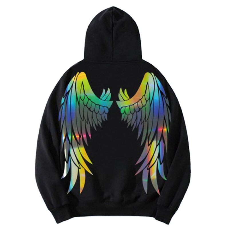 Rainbow Reflective Iron on Patches Factory - Custom Logo Printing Decal for Clothing