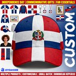Dominican Independence Products Manufacturer - Custom Flag-Print Hats T-Shirts Hoodies