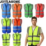 Executive Safety Vest Manufacturer - Unisex Reflective V-Neck Canvas Winter