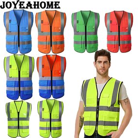 Executive Safety Vest Manufacturer - Unisex Reflective V-Neck Canvas Winter