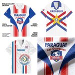 Paraguay Football Fan Items Factory - Breathable Quick Dry Adult Support