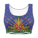 Haiti Flag Tank Top Manufacturer - OEM Women's Yoga Gym Vest Fitness Bra