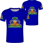 Haiti Flag T-shirts Manufacturer - Custom 3D Printed Soft Polyester Wholesale
