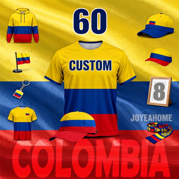 Colombia Flag T-Shirts Manufacturer - Wholesale Small MOQ Bulk Fast Delivery