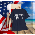 America Party T-Shirt Factory - Cotton Loose Fit Casual Style Elon Musk