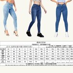 Women's High Waist Jeans Factory - Wholesale Slim Washed Trousers Britches