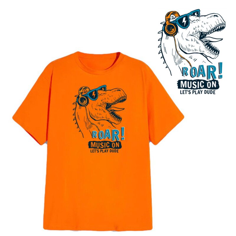 Heat Transfer Designs Manufacturer - Custom Logo Printing Sticker for T-Shirts