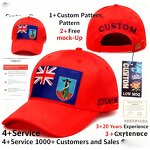 Montserrat Independence Merchandise Factory - Flag Embroidery Hats Flags Scarves