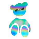 Rainbow Reflective Iron on Patches Factory - Custom Logo Printing Decal for Clothing