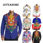 Men's Polo Shirts Factory - 3D Digital Printing Polyester Long Sleeve Hawai