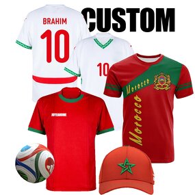 Morocco Soccer Jersey Manufacturer - Wholesale National Team Kit Name Printing