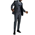 Men's Slim Fit Suit Manufacturer - Business Casual 3 Piece Wedding Blazer Vest