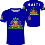 Haiti Flag T-shirts Manufacturer - Custom 3D Printed Soft Polyester Wholesale