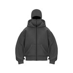 Double Hat Hoodie Manufacturer - Custom Logo Men Women Cotton Zipper ODM
