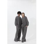 Vintage Washed Sweatshirt Manufacturer - Unisex Plus Size Shoulder Print