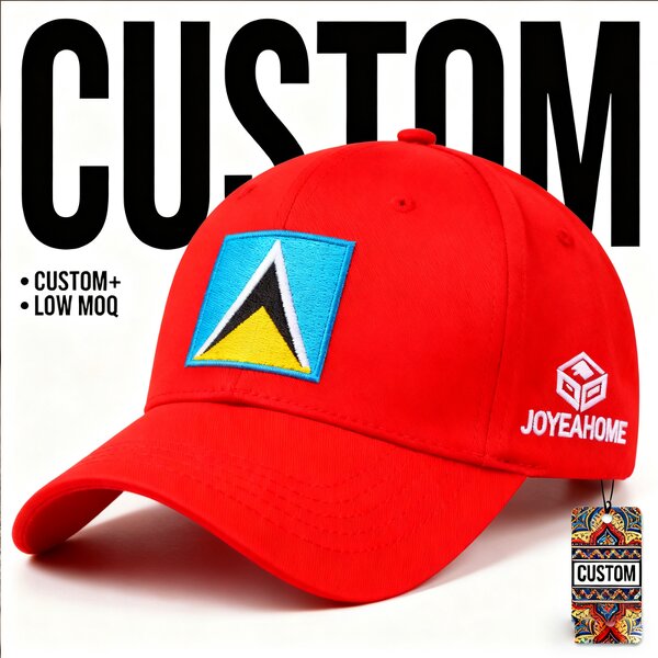 St. Lucia Flag Baseball Cap Manufacturer - 3D Embroidery Independence Day Hat