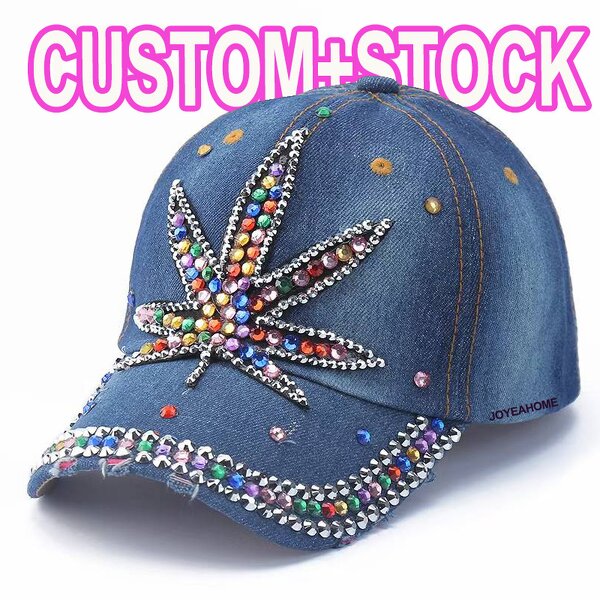 Rhinestone Baseball Hats Manufacturer - Wholesale Custom Embroidery Screw on Studs