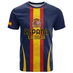 Spain Flag T-shirt Factory - 3D Oversized Polyester Sporty Quick Dry Unisex
