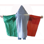 World Cup Flag Poncho Manufacturer - National Flag Cape for Patriotic Activities