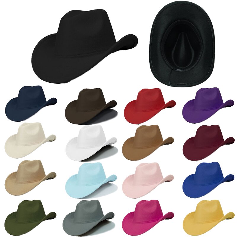 Luxury Fedora Hat Factory - 2025 OEM Western Style Wide Brim Custom Logo