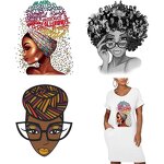 Plastisol Heat Transfer Sticker Factory - 3 Piece Set Lady DIY Decals Stock