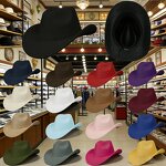 Luxury Fedora Hat Factory - 2025 OEM Western Style Wide Brim Custom Logo