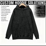 Unisex Cotton Hoodies Manufacturer - 400 GSM Heavyweight Gym Vintage Pullover