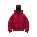 Double Hat Hoodie Manufacturer - Custom Logo Men Women Cotton Zipper ODM