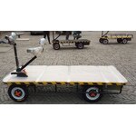 Electric Trolley Supplier - 1 Ton Transport Cargo Platform Trolley