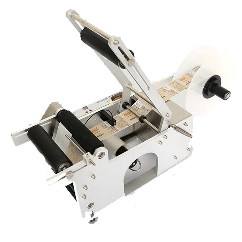 Manual Labeling Machine Manufacturer - Bottle Sticker for Plastic Glass