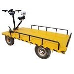 Electric Platform Truck Manufacturer - 4 Wheel 1 Ton Battery Cargo Cart