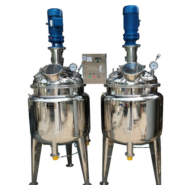 Vacuum Emulsifier Factory - 100 Liter Electric Heater Inline Homogenizer