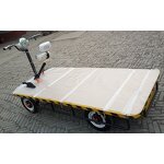 Electric Trolley Supplier - 1 Ton Transport Cargo Platform Trolley