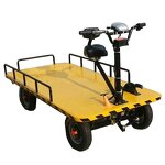 Electric Platform Truck Manufacturer - 4 Wheel 1 Ton Battery Cargo Cart