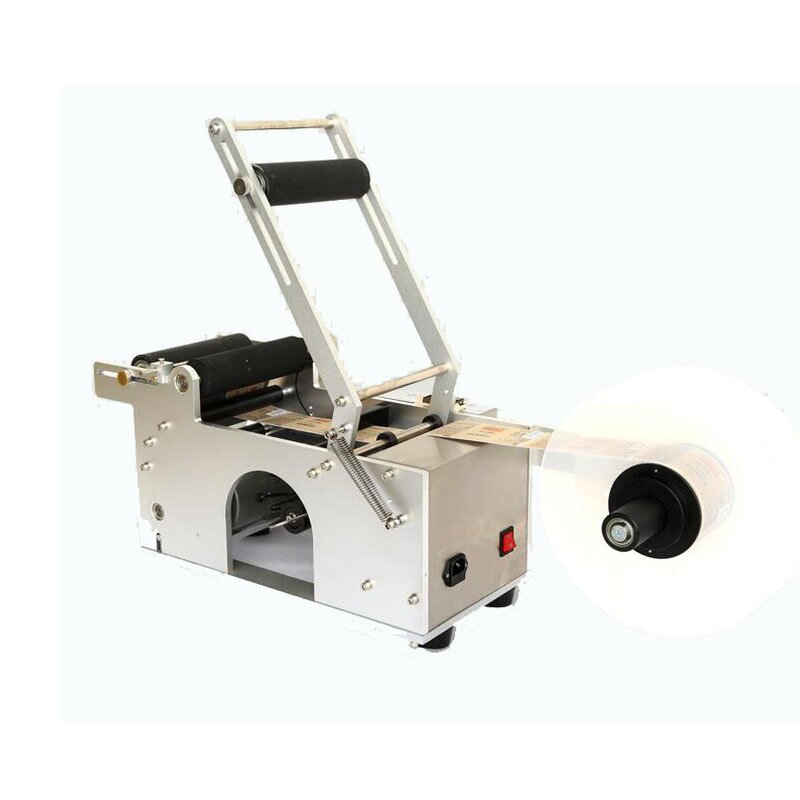 Labeling Machine Factory - Semi Automatic Glass Bottle Round Labeler