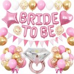 Bride Be Foil Balloon Banner Manufacturer - 16 Inch Durable Wedding Engagement
