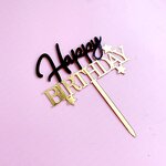 Acrylic Cake Toppers Factory - Wholesale Custom Happy Birthday Letter Design