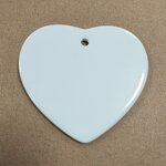 Christmas Ceramic Pendant Decoration Factory - Custom Logo Pattern Waterproof Sublimation