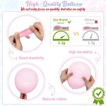 Gender Reveal Balloon Set Manufacturer - Pink Blue He or She Banner Background