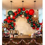 Red Green Gold Latex Balloons Manufacturer - Wholesale 12 Inches for Christmas