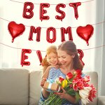 Mother's Day Heart Letter Balloons Kit Manufacturer - Warm and Sweet Background Wall