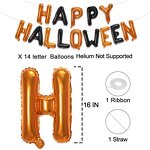 Halloween Foil Letter Balloons Factory - Wholesale 16-Inch Eco-Friendly Banner